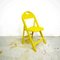 Mid-Century Italian Modern Yellow Tric Folding Chair by A. Castiglioni for Hille, 1970s, Image 6