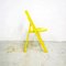 Mid-Century Italian Modern Yellow Tric Folding Chair by A. Castiglioni for Hille, 1970s, Image 7