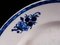 White Faïencerie Plates with Floral Decorations, Set of 3 5