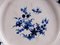 White Faïencerie Plates with Floral Decorations, Set of 3 4