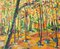 Impressionistische Waldlandschaft, Spätes 20. Jh., Öl auf Leinwand, Gerahmt 1