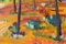 Impressionistische Waldlandschaft, Spätes 20. Jh., Öl auf Leinwand, Gerahmt 6