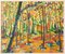 Impressionistische Waldlandschaft, Spätes 20. Jh., Öl auf Leinwand, Gerahmt 2