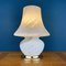 Vintage Swirl Murano Mushroom Tischlampe, Italien, 1970er 2