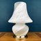 Vintage Swirl Murano Mushroom Tischlampe, Italien, 1970er 9