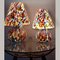 Italian Blown Murano Glass Table Lamp with Murrina Decoration, Image 2