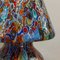 Italienische Mundgeblasene Murano Glas Tischlampe mit Murrina Dekoration 15