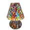 Große italienische handgefertigte Murano Tischlampen mit Murrine Millefiori Dekor, 2000er, 2er Set 15