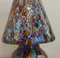 Große italienische handgefertigte Murano Tischlampen mit Murrine Millefiori Dekor, 2000er, 2er Set 6