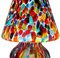 Große italienische handgefertigte Murano Tischlampen mit Murrine Millefiori Dekor, 2000er, 2er Set 12