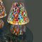 Große italienische handgefertigte Murano Tischlampen mit Murrine Millefiori Dekor, 2000er, 2er Set 3