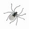 Aplique Lucky Charm Spider italiano de Illuminazione Rossini, años 60, Imagen 1