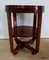 Small Art Deco Solid Teak Gueridon Table, 1920s, Image 11