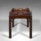 Antique English Chinese Chippendale Style Serving Tray Table, Image 4