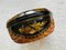 Chinese Black Lacquered Bamboo Basket or Box with Lid 2