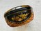 Chinese Black Lacquered Bamboo Basket or Box with Lid, Image 2