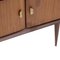 Comodini in legno con maniglie in ottone, anni '50, set di 2, Immagine 12