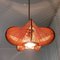 Small Mid-Century Modern French Wooden Hanging Lamp, 1960s 11