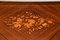 Tavolo da gioco antico in legno intarsiato, Francia, Immagine 7