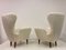 Mid-Century Italian High Back Armchairs in the Style of Paolo Buffa, Set of 2 5