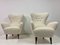 Mid-Century Italian High Back Armchairs in the Style of Paolo Buffa, Set of 2 6