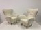 Mid-Century Italian High Back Armchairs in the Style of Paolo Buffa, Set of 2 3