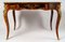 Antique Louis XV Style Precious Wood Marquetry & Gilded Bronze Flat Desk 3