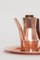 Finnish Copper Coffee Set by Tapio Wirkkala for Kultakeskus Oy, 1960s, Set of 4, Image 4