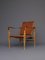 Vintage Leather and Beech Wood Safari Chair, 1970s, Image 13