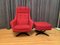 Swedish Armchair with Footstool from Lani, 1960s, Set of 2, Image 7