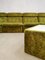 Vintage Green Velvet Bohemian Sofa, Set of 5 4