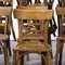 Bentwood Bistro Dining Chair with Single Bar Back from Baumann, 1950s, Set of 10 4