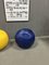 Yellow & Blue Ball Chairs, Set of 2 3