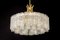 Ice Glass Tubes Chandelier by Doria, Germany, 1960s 12