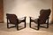 Leather Lounge Chairs by OY BJ Dahlqvist for BD Furniture, Finland, 1960s, Set of 2, Image 12