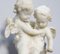 Alabaster Skulptur von zwei Liebenden, die um ein Herz kämpfen, 19. Jh 5