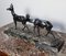 Bronze Two Gazelles Sculpture by I. Rochard 3