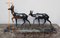 Bronze Two Gazelles Sculpture by I. Rochard 19