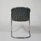 Leatherette Tubular Frame Dining Chairs by Gastone Rinaldi for Fasem Italy, Set of 4 4