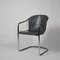 Leatherette Tubular Frame Dining Chairs by Gastone Rinaldi for Fasem Italy, Set of 4 1