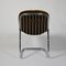 Tubular Frame & Velvet Dining Chairs in the Style of Rinaldi, Set of 4 4