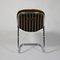 Tubular Frame & Velvet Dining Chairs in the Style of Rinaldi, Set of 4, Image 4