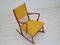 Danish Rocking Chair in Beech & Kvadrat Wool, 1970s 3