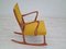 Danish Rocking Chair in Beech & Kvadrat Wool, 1970s, Image 4