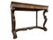 Walnut Console Table, Image 1