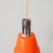 Vintage Orange Glass Pendant Lamp from Marinha Grande, 1960s, Image 13