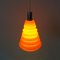 Vintage Orange Glass Pendant Lamp from Marinha Grande, 1960s 3