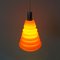 Vintage Orange Glass Pendant Lamp from Marinha Grande, 1960s, Image 3