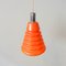 Vintage Orange Glass Pendant Lamp from Marinha Grande, 1960s, Image 4