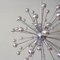 Lampada da soffitto Sputnik vintage in acciaio cromato, Italia, anni '70, Immagine 3